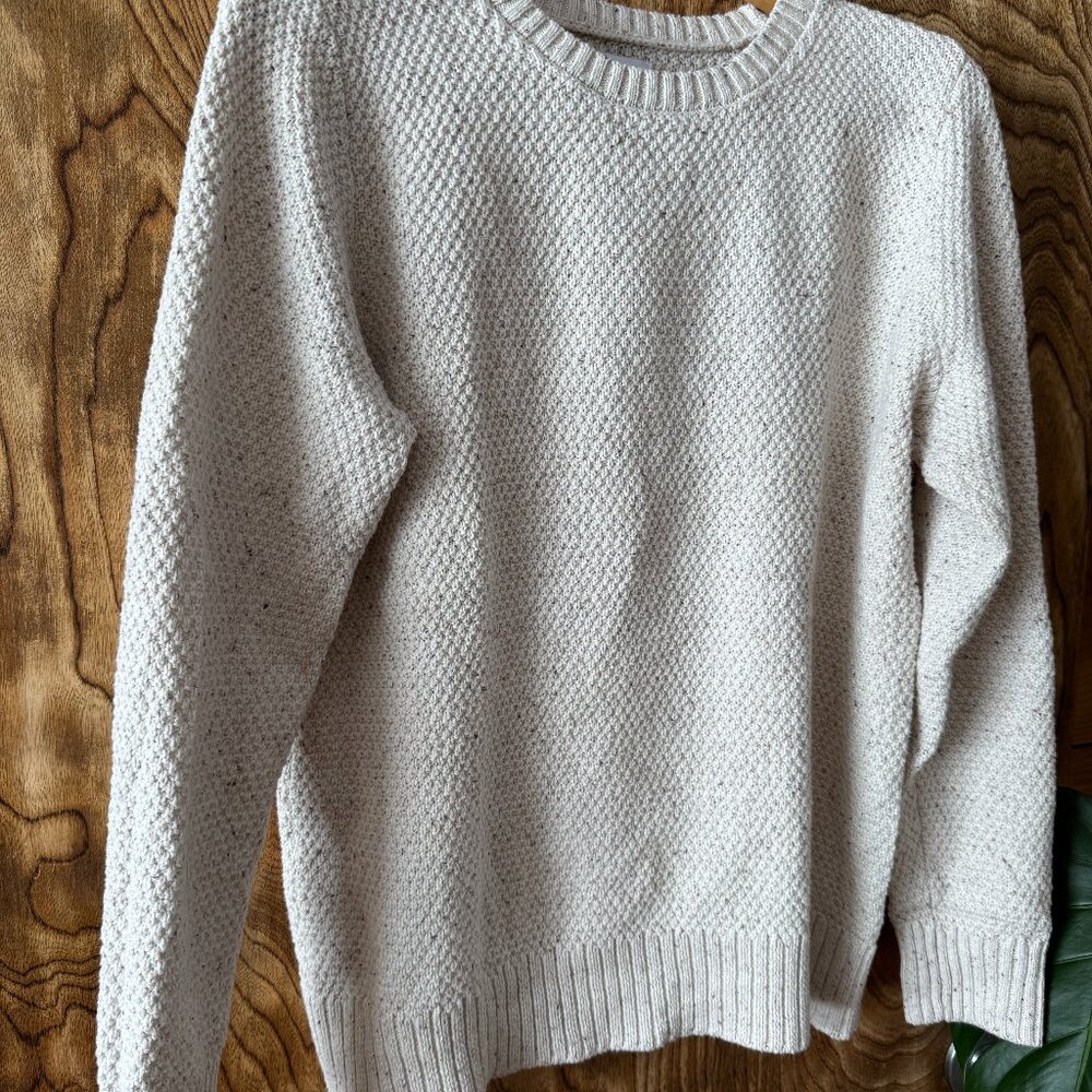 Cozy Croft & Barrow Cotton Crewneck Sweater, Womens Size L